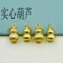 保色拉丝纯铜葫芦吊坠