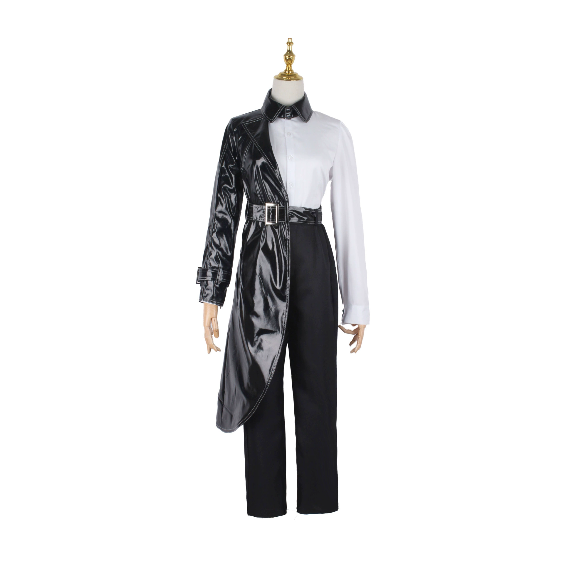 best halloween costumes 2021 New Evil Madame Cruella De Vil Women men Cosplay Costume Gown Black White Maid Dress Halloween Party Fancy Dress Wig halloween costumes