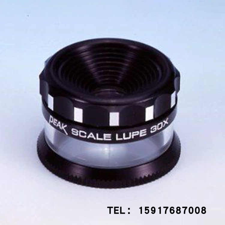 日本PEAK必佳放大镜2037-30X30倍带刻度0-5mm精度0.05mm