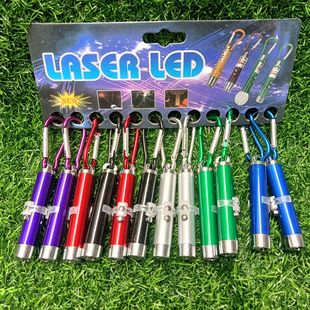 Laser Pen Infrared Ultraviolet Flashlight Toy Multi-Function Banknote Detector Led Keychain Cat Standard Model