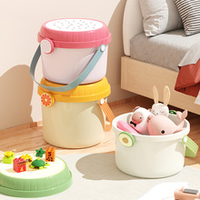 萌果儿童周岁礼品桶节日派对零食糖果伴手礼提桶积木玩具收纳桶