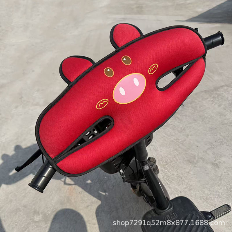 Electric Scooter Motorcycle Child Seat Anti-Collision Headrest Anti-Collision Cushion for Electric Bikes and Strollers