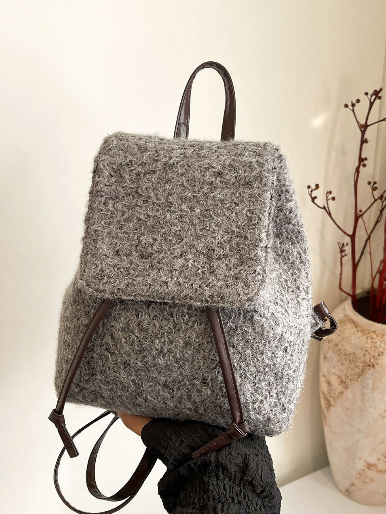 Handheld backpack, small retro universal small bag, (Cross-border trading)