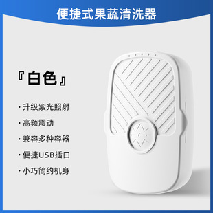Household mini fruit and vegetable cleaning machine braces jewelry oil stain vibration cleaner vibration sound wave multifunctional cleaning machine