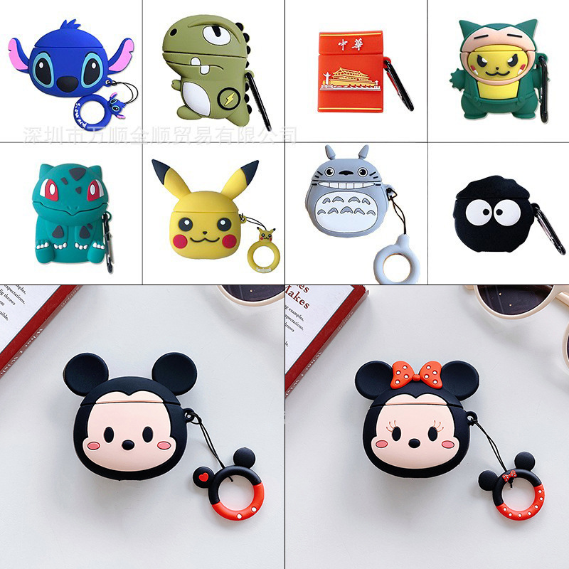 For domestic macaron inpodsi12 i9 wireless Bluetooth headset silicone protective case cute cartoon shell