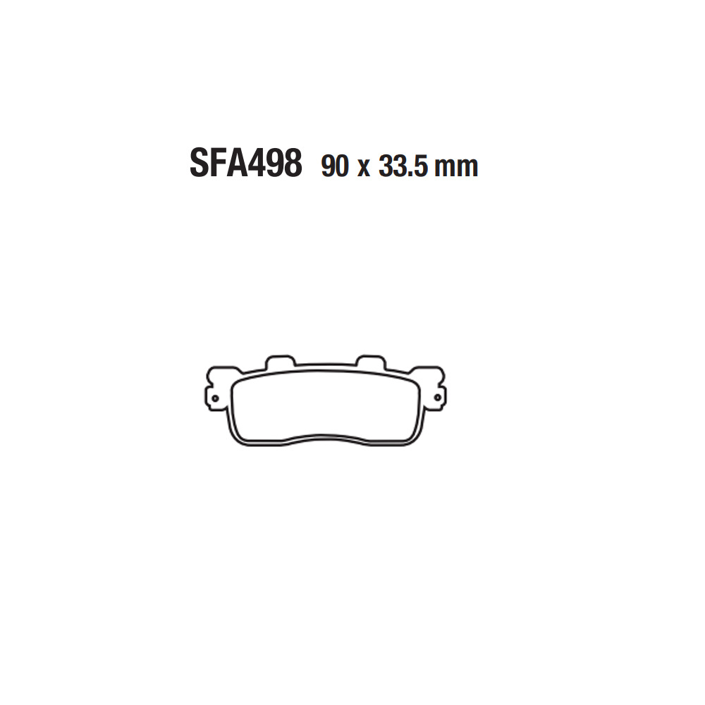 Motocicleta pastillas de freno pastillas de freno pastillas de freno pastillas de freno ATV coche de playa SFA498 J 125 300