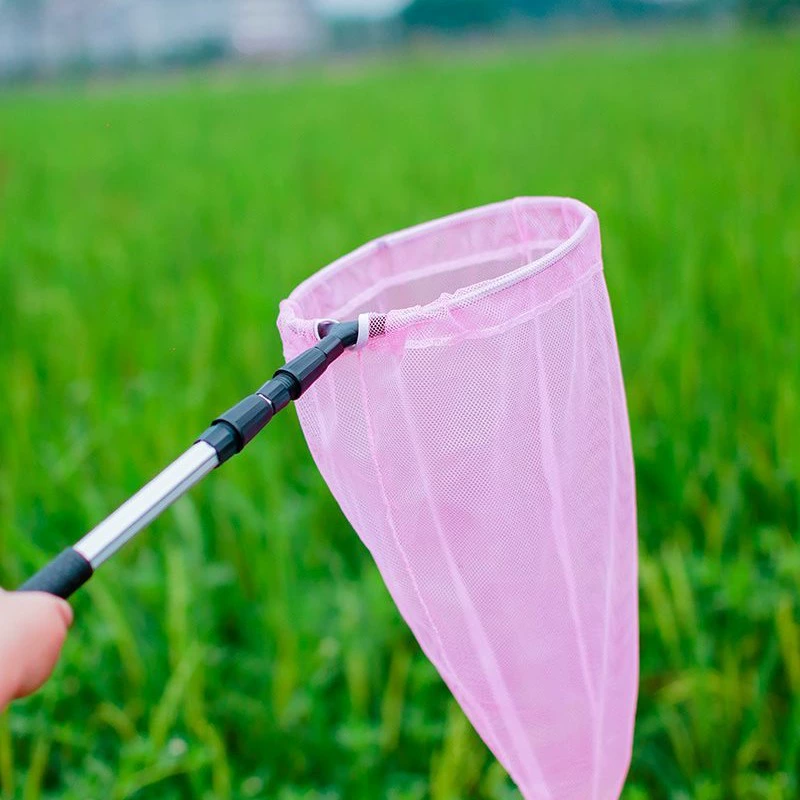 Телескопическая наружная сетка из алюминиевого сплава сетка от насекомых Белая углубленная детская сетка от насекомых бабочка сетка от стрекоз