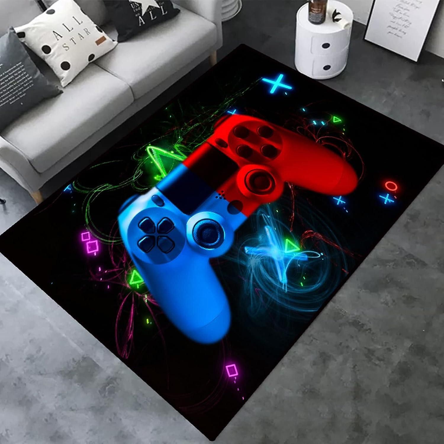 Transfronterizo Amazon 3D máquina de juego de colores alfombra e-sports SALA DE VIDEOJUEGOS manejar alfombra completa en stock al por mayor