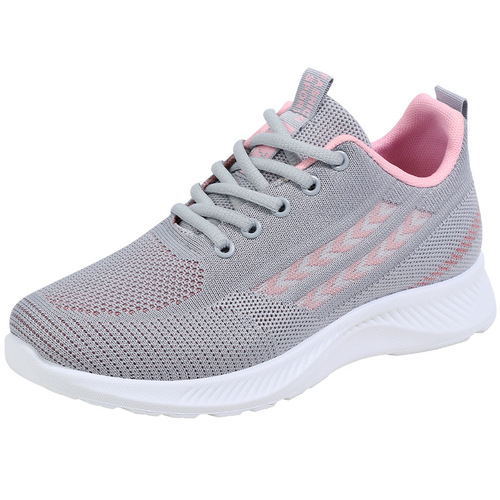 Feiwei Women's Shoes 2024 Spring and Autumn New Foreign Trade Casual Soft Sole Lightweight Mom Travel Shoes Breathable Sports Shoes Wholesale