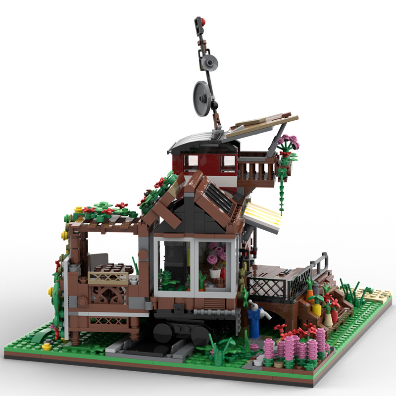 Creative Flower Shop Building Blocks Educational Toy For Kids_voghion.com