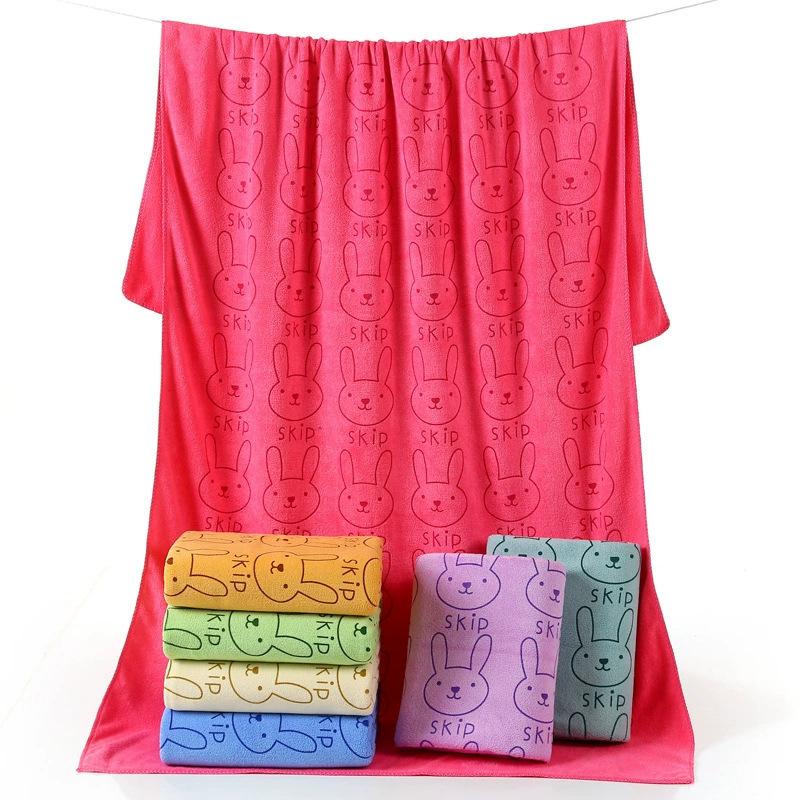 Wholesale Ultra-Fine Fiber Thick Absorbent Bath Towel Beauty Salon Hair Drying Towel Printed Beach Towel Export Bath Towel 300Gsm Wholesale Ultra-Fine Fiber Thick Absorbent Bath Towel Beauty Salon Hair Drying Towel Printed Beach Towel Export Bath Towel 300Gsm
