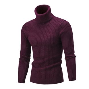 Foreign trade wholesale men's sweater autumn and winter New European and American high collar twist base shirt AliExpress sweater men