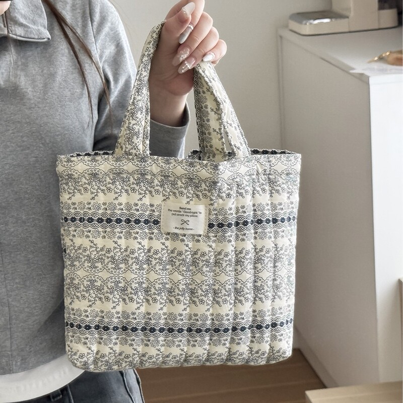 Cross-Border French Vine Handbag, Retro Literary Floral, High-End, Versatile, Portable Handbag for Commuting When Going Out Cross-Border French Vine Handbag, Retro Literary Floral, High-End, Versatile, Portable Handbag for Commuting When Going Out