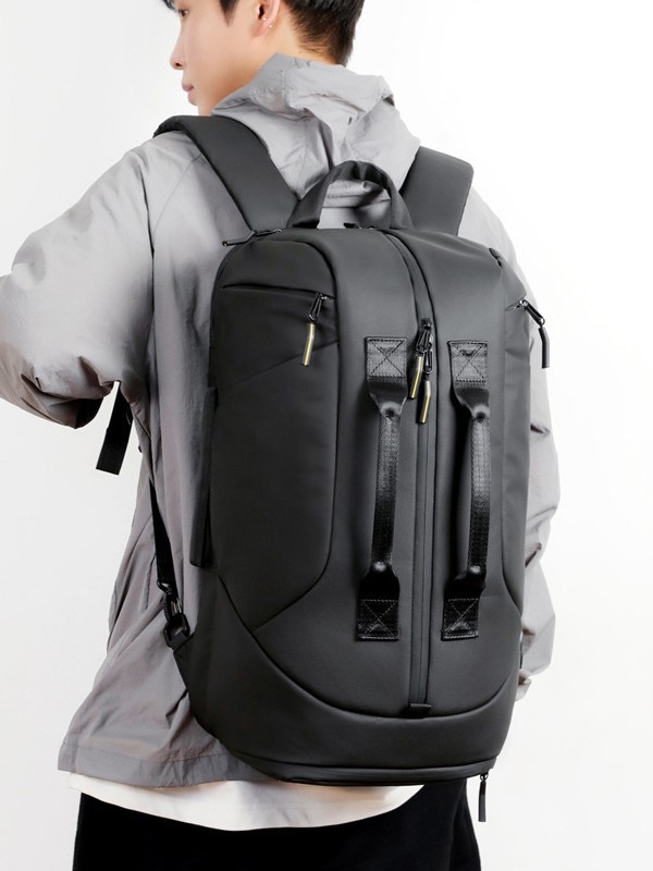 Nueva bolsa de viaje portátil, mochila de gran capacidad, mochila multifuncional para hombres, mochila de computadora de hombro de negocios