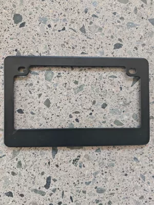 Us Standard License Plate Frame for Motorcycles, Modified for Customization, Personalized Design (License plate holder/license plate holder) - section-a