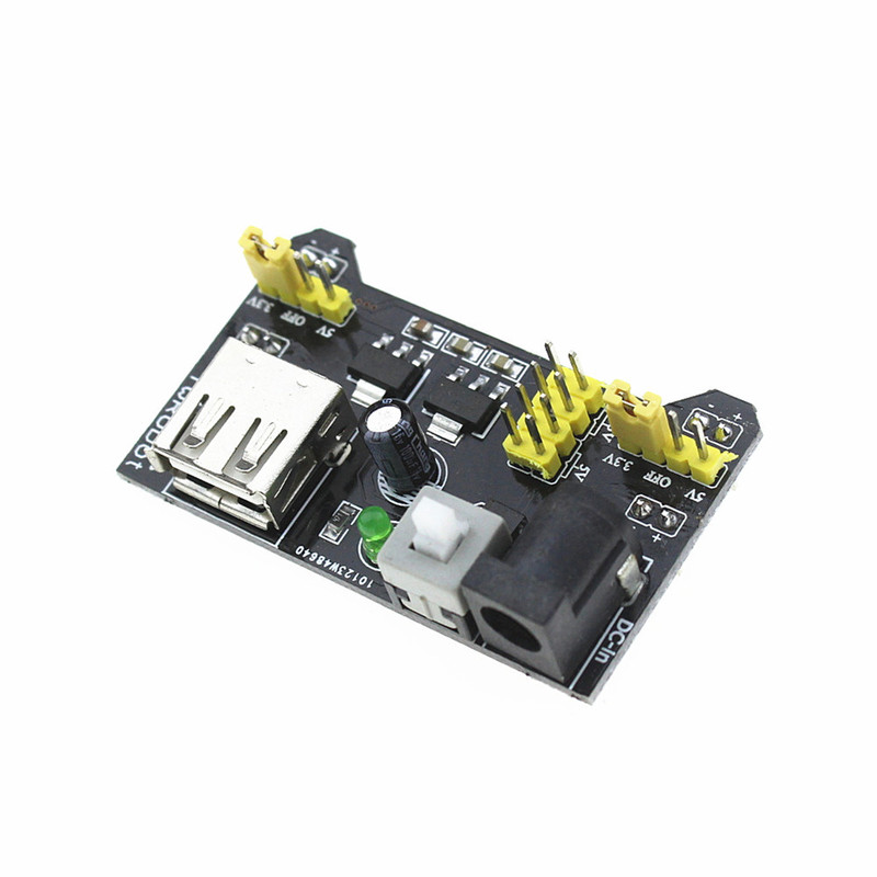 Breadboard power module MB-102 power board dual 5V/3.3V output DC voltage regulator module