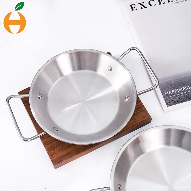 Суповая кастрюля из нержавеющей стали в корейском и японском стиле, кастрюля для лапши быстрого приготовления, небольшой горячий горшок для одного человека, золотая и серебряная сухая кастрюля для морепродуктов.