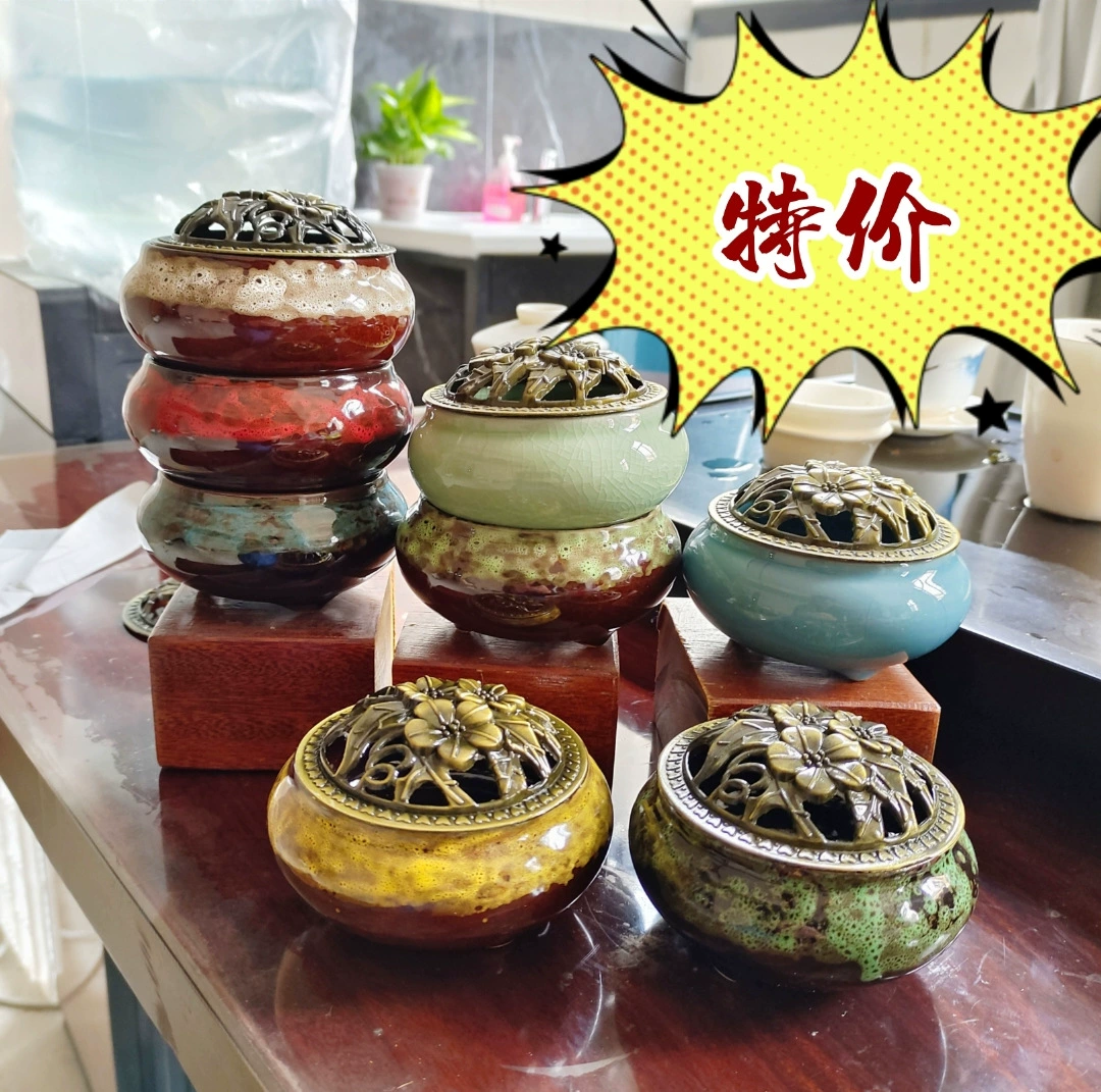 Керамическая курильница трансграничная бытовая буддийская арта