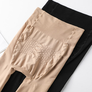 Silk Stockings Women's Autumn and Winter Natural Slimming Fleshy Autumn High Waist Belly Tight Pantyhose Micro-thick Anti-snagging Silk