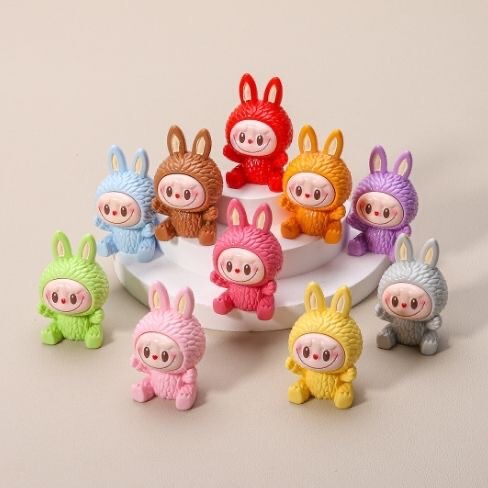 Solid Color Luminous Plush High-Value Cute Mini Doll Trendy Toy Ornament Blind Bag Pendant Three-Dimensional Resin Accessory Solid Color Luminous Plush High-Value Cute Mini Doll Trendy Toy Ornament Blind Bag Pendant Three-Dimensional Resin Accessory