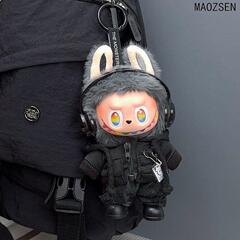 拉bubu娃衣一二三代玩偶娃娃黑卫衣裤子鞋套装站姿坐姿换装衣服