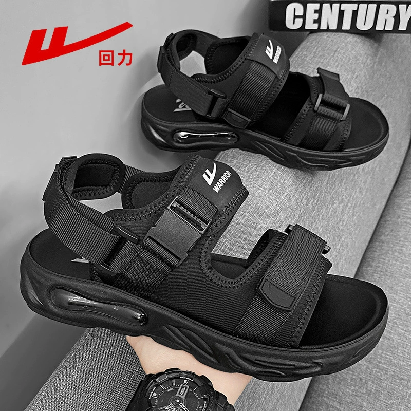 Мужские летние сандалии 2025 года, новые, спортивные, повседневные, для вождения, с воздушной подушкой, нескользящие, пляжные, модные.