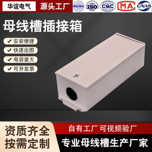 Intensive Female Trough Start-End Box Plug-In Closed Waterproof Watering Fire-Resistant Low-Voltage Female Trough Plug-In Box