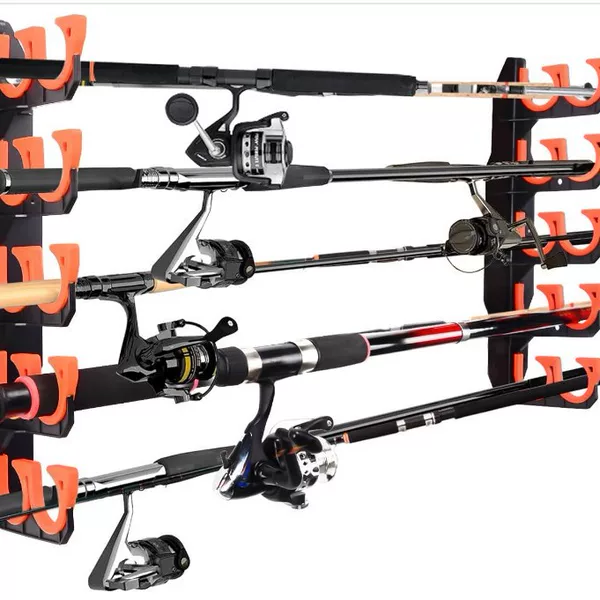 Fishing Rod Holder Wall Mounted Fishing Rod Holder Fishing Rod Storage Box Fishing Rod Wall Mounting Net Storage