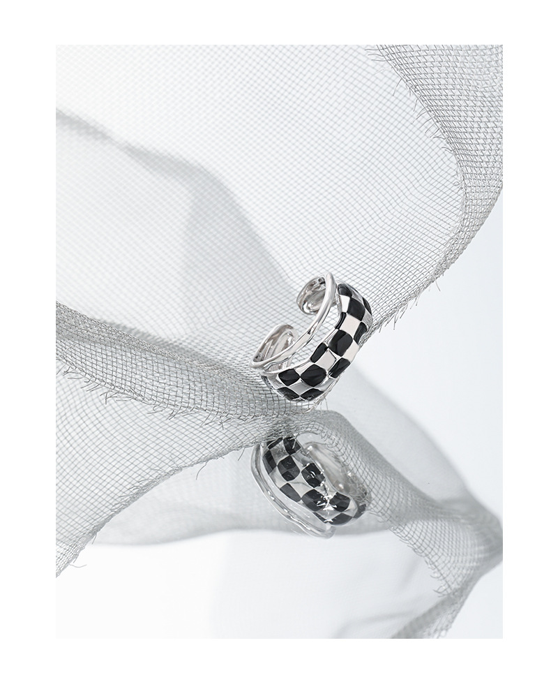 Fashion Geometric Sterling Silver Irregular Plating Open Ring 1 Piece