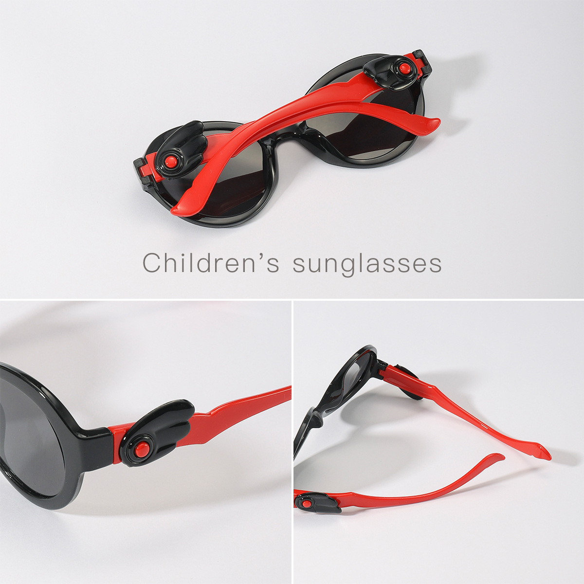 Gafas de Sol de dibujos animados para niños alas divertidas para niños y niñas gafas de sol polarizadas a prueba de rayos UV gafas a prueba de sol para niños personalizadas