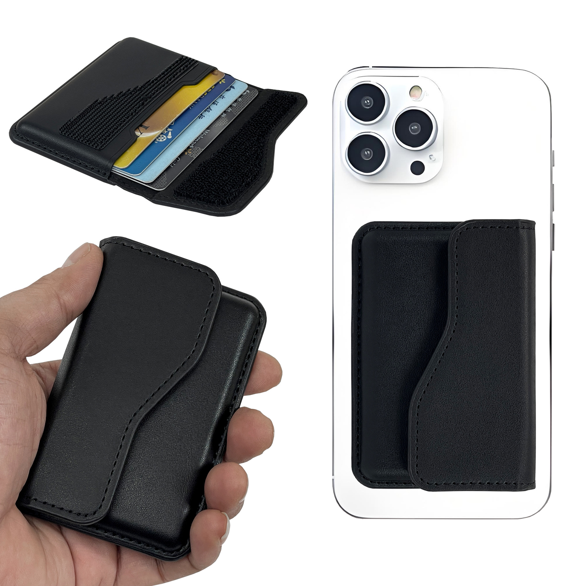 Fabricante directo para el iPhone Starbucks Magsafe Magnet Flip Bag Side Open Card Cover