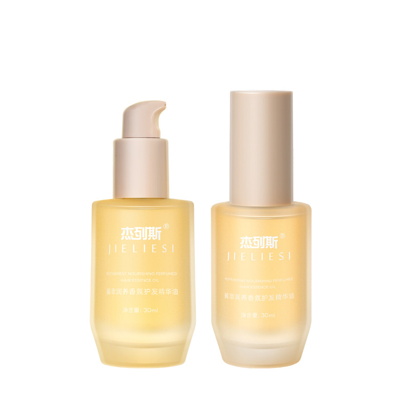Aceite esencial de perfume JELES para el cabello suave y reparador para el cabello seco y seco, mejora el cabello rizado y dañado, escaldado y escaldado JLS4004