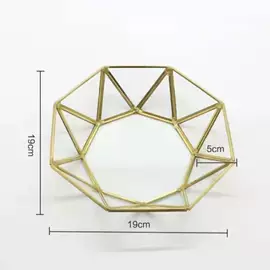 玻璃工艺品;微景观;装饰托盘