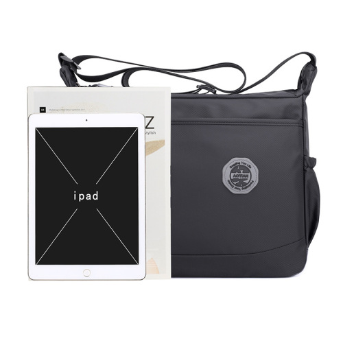 Summer  New Arrival Large Capacity Men's Fashion Single Shoulder Crossbody Bag Trendy Nylon Bag Can Hold A4 3051#