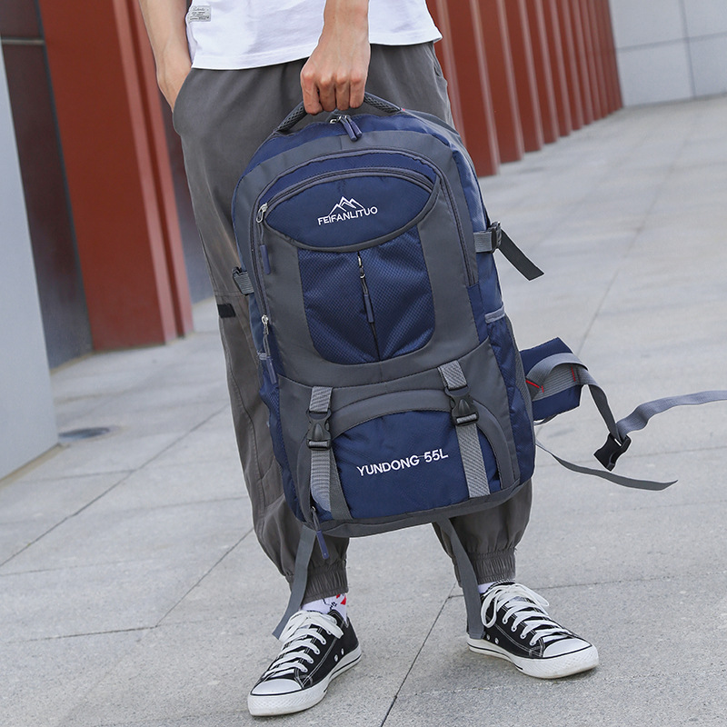 跨境货源新款户外运动登山包男旅游双肩包徒步大容量背包一件代发