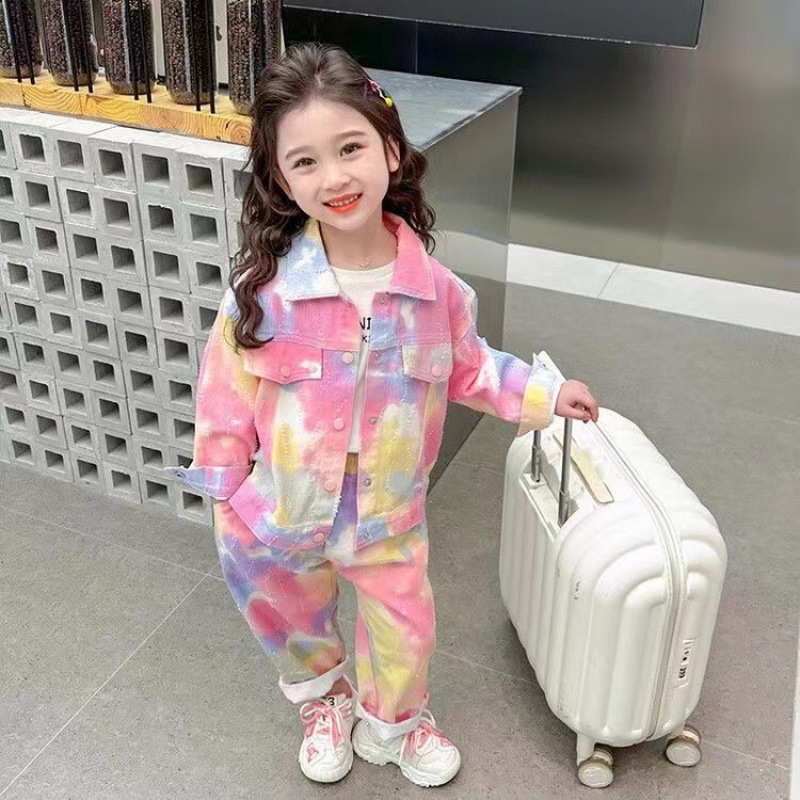 Autumn spring children's denim set