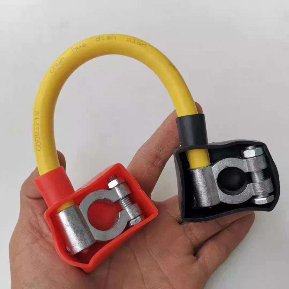 Battery Connection Cable 12V to 24V Battery Jumper Cable for Car, Truck, Agricultural Vehicle Battery
