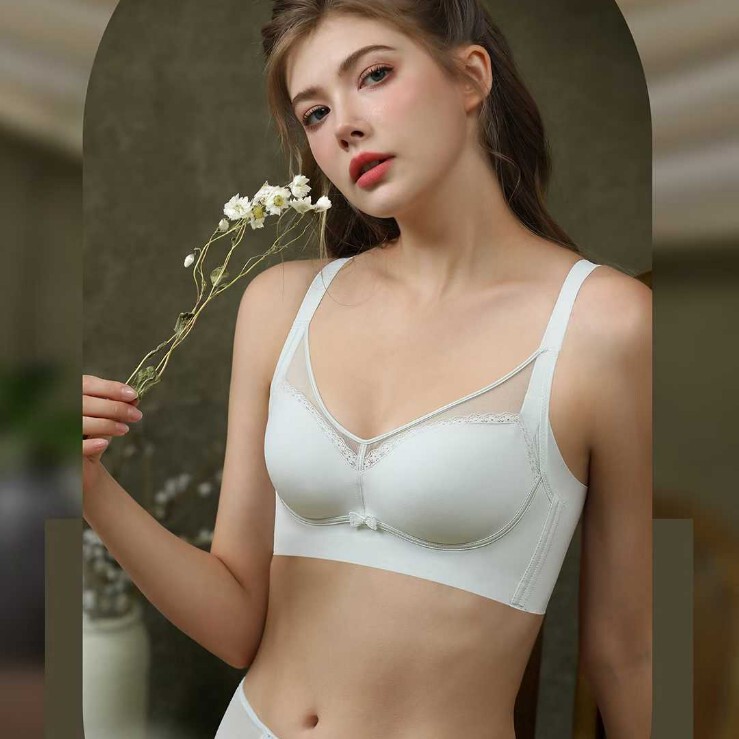 Anqi Zi Spring/Summer New Product 2611 Wireless Comfortable Underwear with No Side Bones and Enhanced Side Support Design