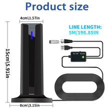 新款地面波数字电视天线 室内DTMB家用吸盘DVB-T HDTV电视天线