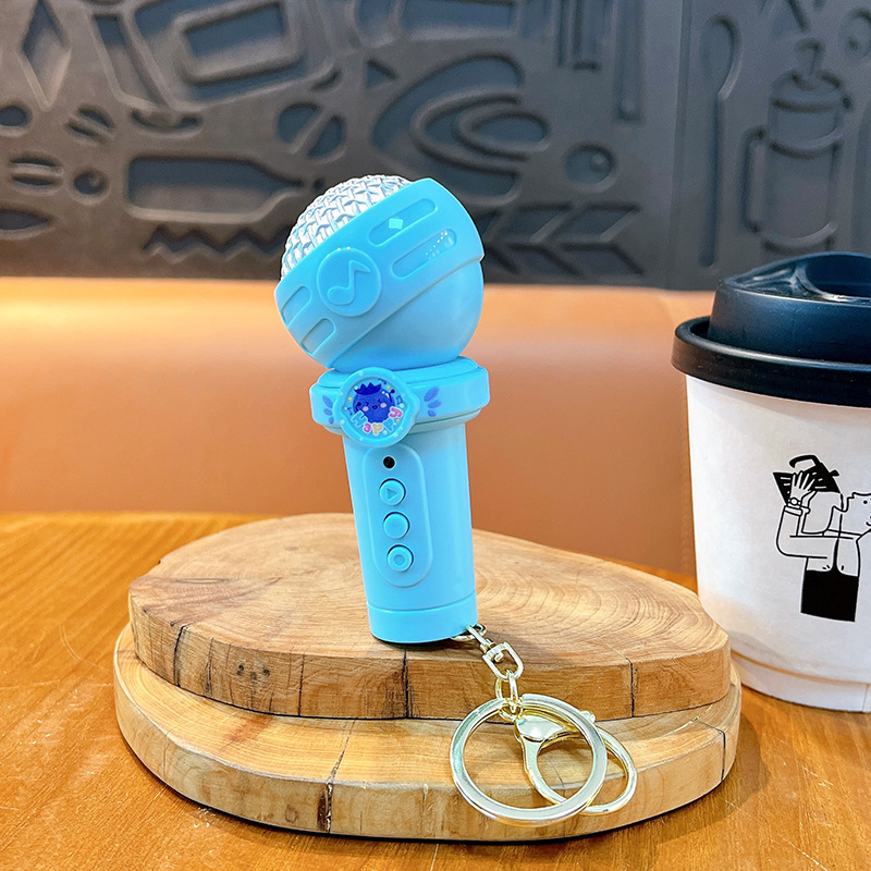 创意多功能录音话筒钥匙扣可爱包包配饰趣味学生玩具挂件礼品批发|undefined