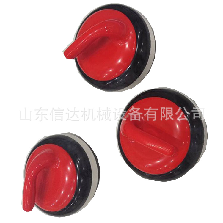 冰雪项目旱地冰壶可拆装陆地冰壶耐磨材料旱地拓展赛道教学旱地