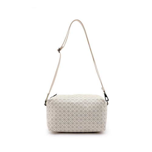 Japanese original geometric honeycomb small square bag, fashionable silicone grid bag, saddle bag, shoulder bag, hand-held crossbody women's bag