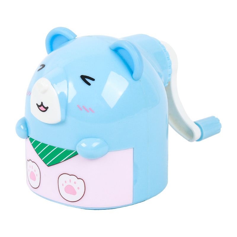 Sacapuntas de lápiz de animales creativos 7732 Sacapuntas de lápiz de oso lindo Sacapuntas de lápiz de mano de ahorro de trabajo Sacapuntas de lápiz automático
