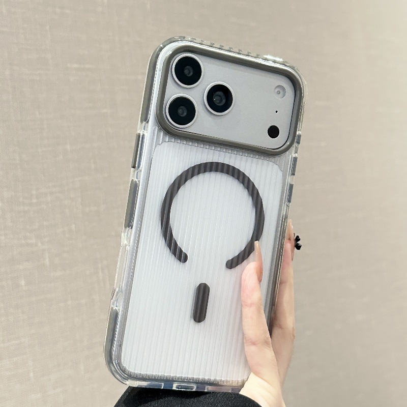 Funda Magnética para iPhone 15/16/17/18 Pro de Acrílico con Protección Anti-caídas image 14