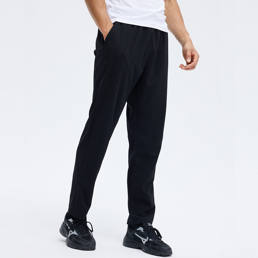 Pantalones deportivos al aire libre de otoño e invierno para hombres más pantalones de fitness casuales de secado rápido pantalones sueltos rectos pantalones de baloncesto para correr
