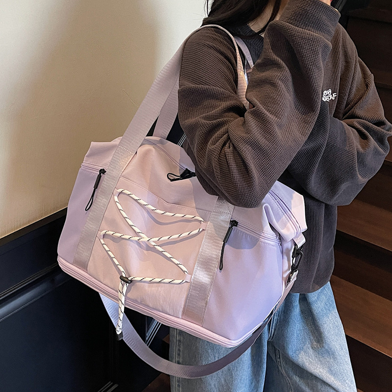 Bolsa de viaje simple de moda, bolsa de yoga deportiva, bolsa de natación seca y húmeda, bolsa de mano de corta distancia
