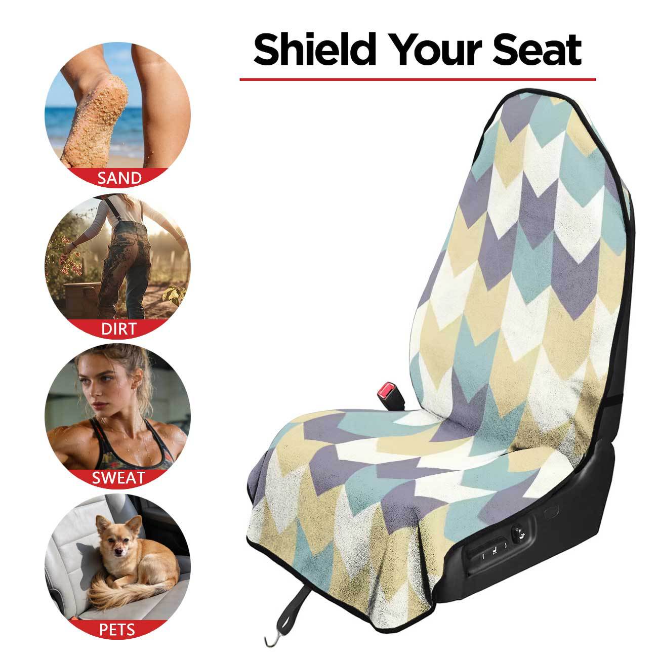 Car seat towel cover for front seats, suitable for gym and exercise, universal for all seasons, car use 171