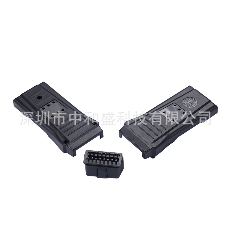 电源精密塑料件注塑加工 直针公母头配汽车连接设备转接胶壳插头
