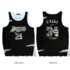 6061-2#[Black] Hand-painted Lakers O'Neal No. 34 vest