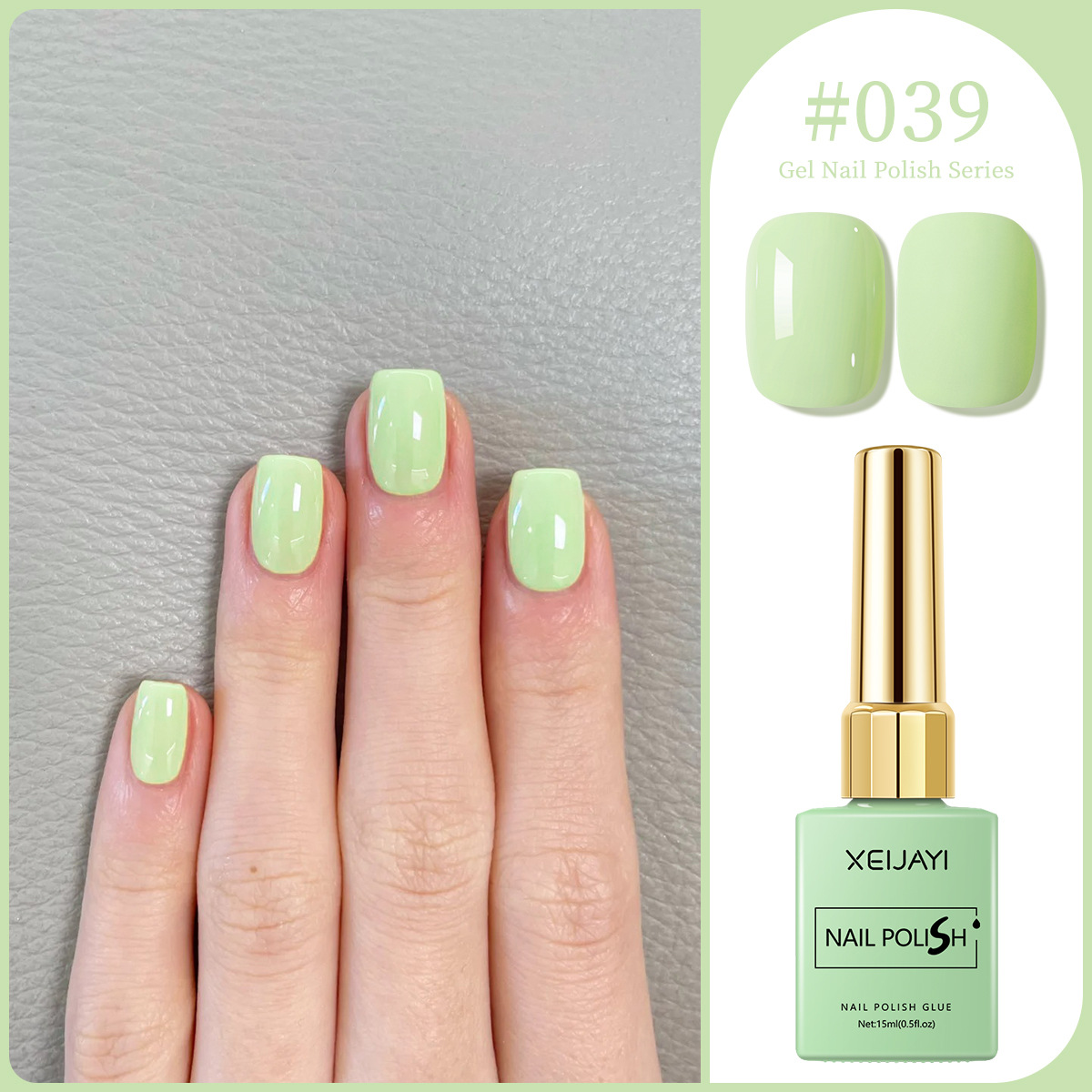 Macaron color pegamento de uñas 2025 nuevo estilo de moda Chellie rojo oliva verde pegamento de uñas